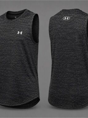Under Armour Women’s Black Heathered Athletic Tank Top
